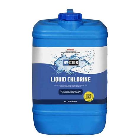 Maybe you would like to learn more about one of these? Hy-Clor 12.5L Liquid Pool Chlorine | Bunnings Warehouse