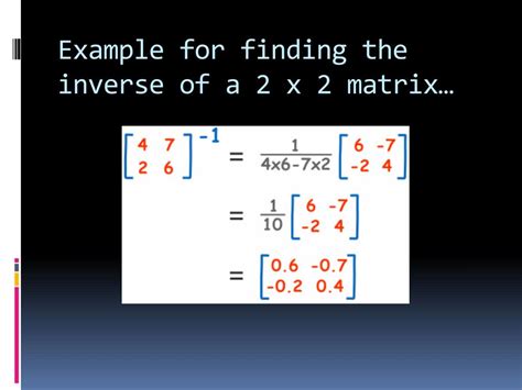 Ppt Unit 111 Use Inverse Matrices To Solve Linear Systems Powerpoint Presentation Id3444284