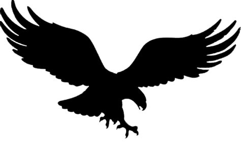 Eagle Clipart Black And White Transparent Logo With Black Eagle Png