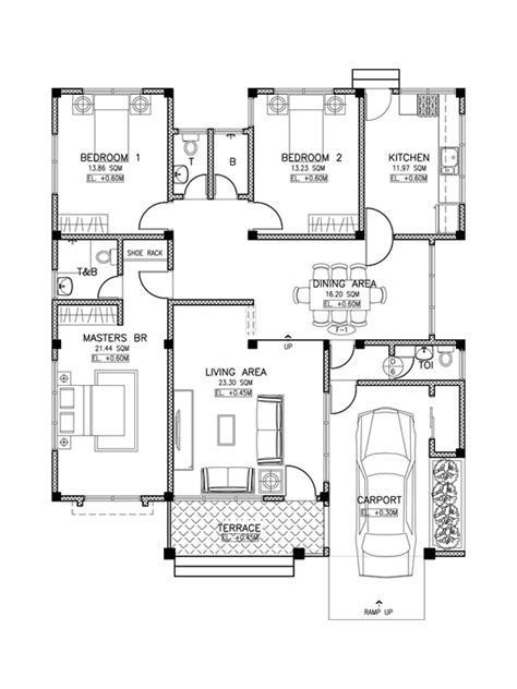 House Plans 9x12 With 3 Bedrooms Samhouseplans Bungalow Floor Plans