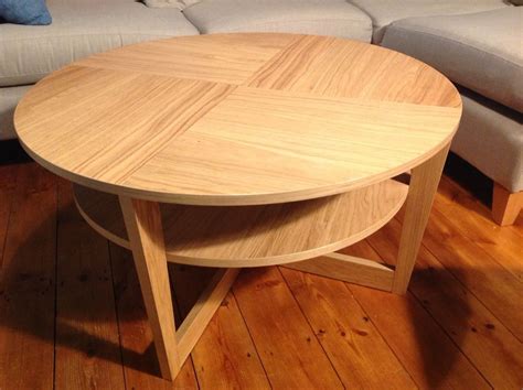 Ikea vejmon coffee table — black — length: IKEA Vejmon Coffee Table - Oak Veneer 90cm for sale online | eBay | Coffee table, Round coffee ...