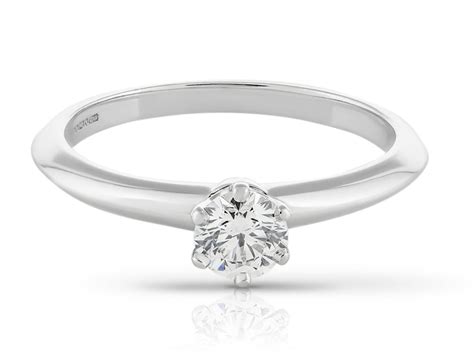 Tiffany And Co Solitaire Diamond Ringtiffany And Co Solitaire Diamond Ring