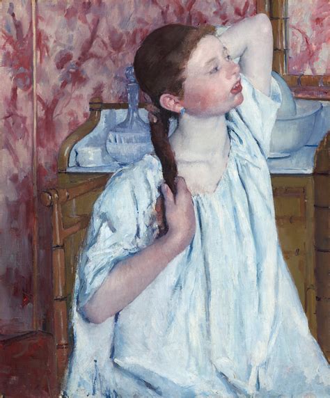 Mary Cassatt Masterpiece ‘girl Arranging Her Hair At The National