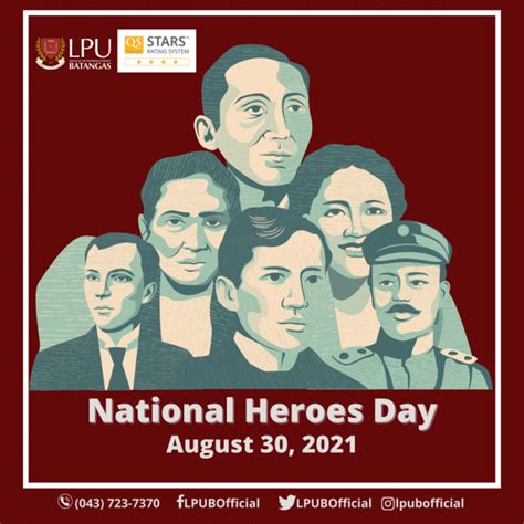 National Heroes Day Archives Lyceum Of The Philippines University Batangas