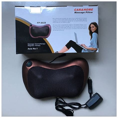 Car And Home Neck And Back Shiatsu Massage Pillow With Heat Us Plug Tvc
