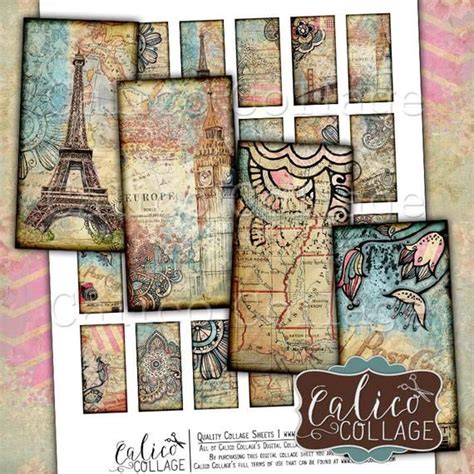 Printable Travelin Through Domino Images 1x2 Collage Etsy Dominos