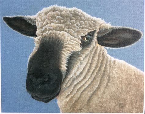 Sheep Print On Canvas Painting T Art And Original Etsy Uk