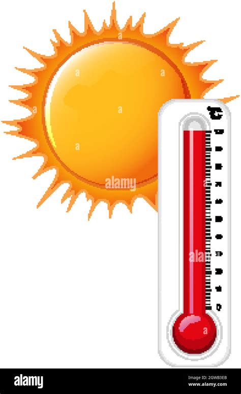 Hot Sun Clipart Stock Vector Images Alamy