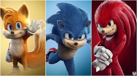 As Lucir An Tails Y Knuckles Para La Secuela De Sonic La Pel Cula