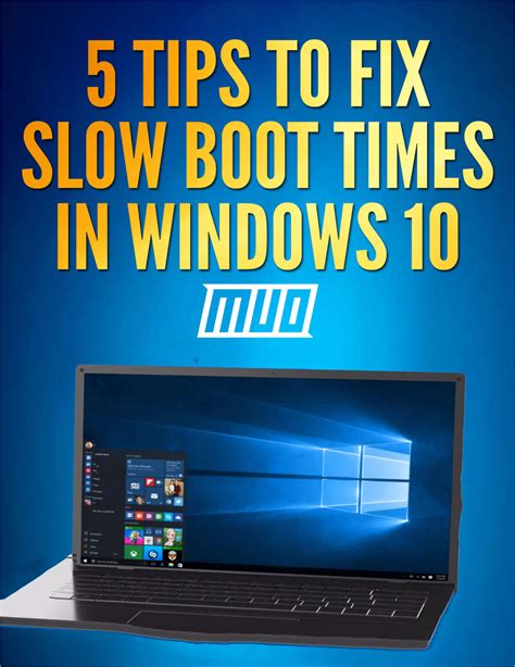 Have you ever notice that your computer is blazingly fast at the first time you use it. 5 Tips to Fix Slow Boot Times in Windows 10 | Techprotips