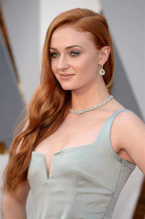 SOPHIE TURNER at 88th Annual Academy Awards in Hollywood 02/28/2016 ...