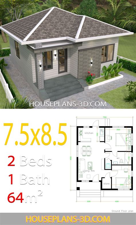 Studio House Plans 6x8 Shed Roof Tiny House Plans Two Bedroom House