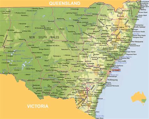 Australia Map Nsw Map Of England Shires