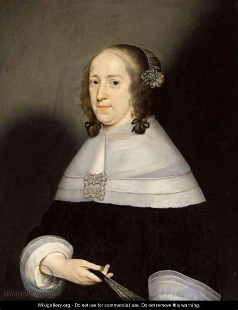 A Portrait Of Cornelia Van Der Does Reynst 1615 1708 Jan Jansz