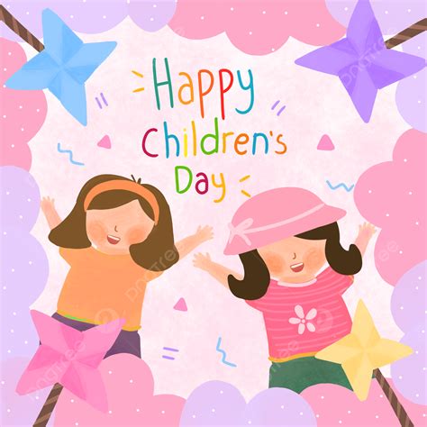 Background Selamat Hari Anak Anak Pink Latar Belakang, Selamat Hari