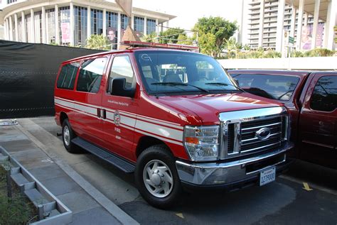 Los Angeles Fire Department Lafd Ford Club Wagon Van Flickr