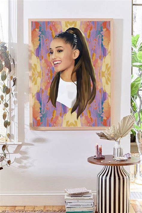 Ariana Grande Poster Print Illustration Ariana Grande Etsy