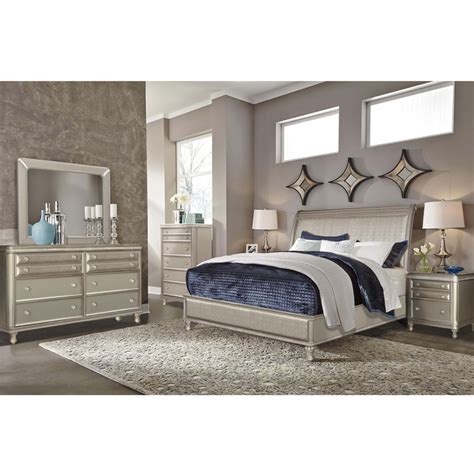 Have a look at their. Riversedge Furniture Bedroom Groups 7-Piece Glam King ...