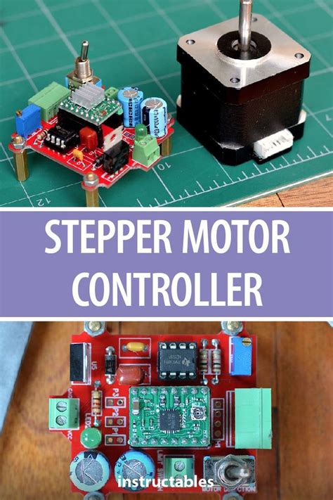 Diy Stepper Motor Controller Stepper Motor Electronics Projects