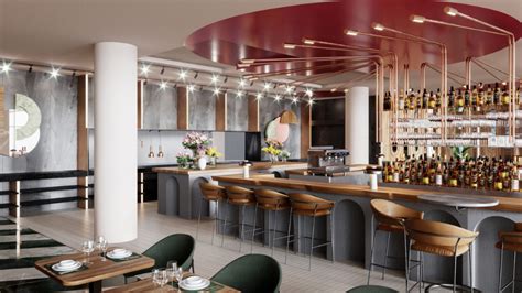 Crowne Plaza Brussels Airport Restaurant 3d Render Project Nofuss