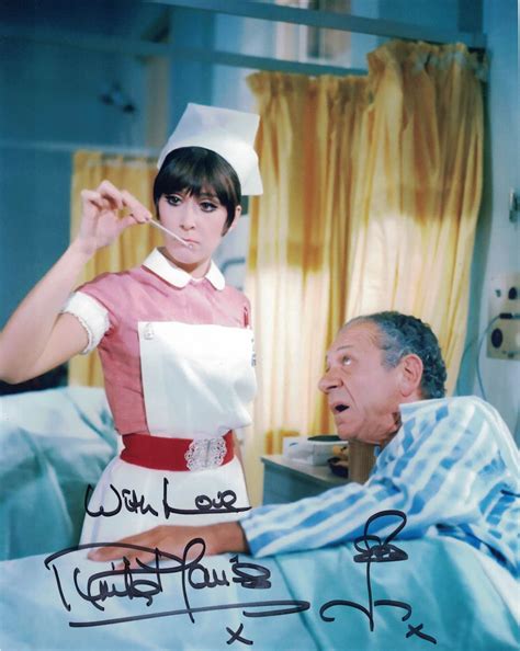 Anita Harris Nurse Clarke In Carry On Doctor Hand Signed 10 X 8 Ph Autographica