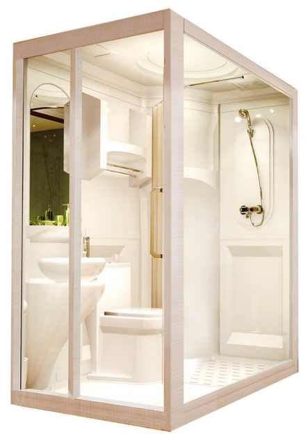 Source Multi Functional Prefabricated Modular Bathroom Unit Shower Enclosures For Apartments On