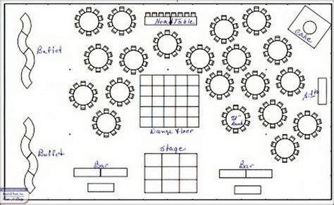 Floor Plan Idea Wedding Reception Layout Reception Layout Barn