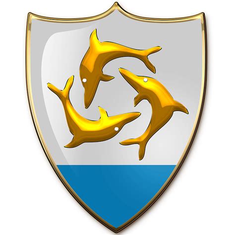 Free illustration: Anguilla, Coat Of Arms, Heraldry - Free Image on Pixabay - 1376979