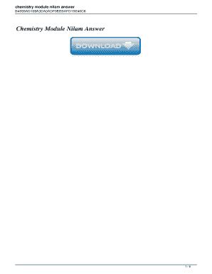 Nilam Chemistry Form 5 Answer 2021  Fill Online, Printable, Fillable