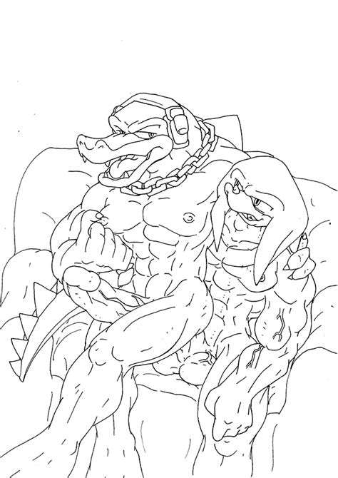 Rule 34 Abs Anthro Crocodile Echidna Fur Interspecies Knuckles The Echidna Male Male Only