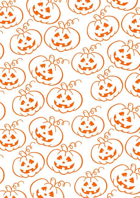 Halloween Scrapbook Paper Pumpkin Patch
