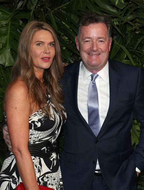 Piers morgan's wife celia walden has joked he has too much energy at home now he's not working on good morning britain (picture: Piers Morgan mocks wife Celia's fashion choice ...