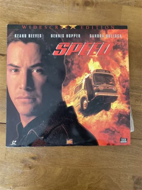 Speed Laserdisc Keanu Reeves Sandra Bullock Widescreen Edition Bus