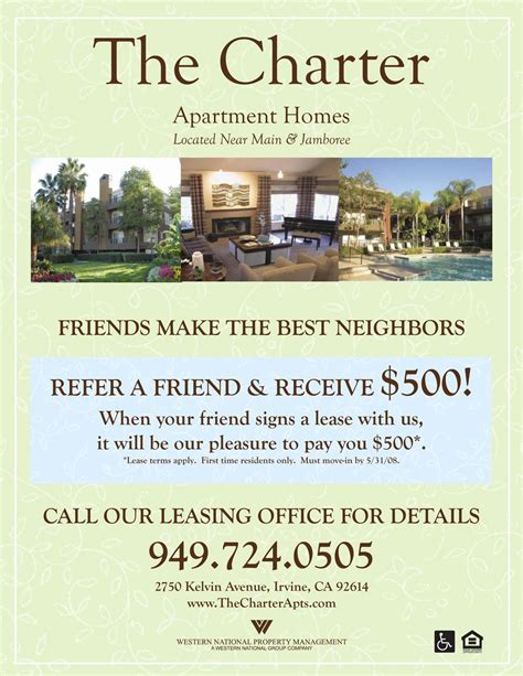 Real Estate Referral Flyer The Power Of Advertisement