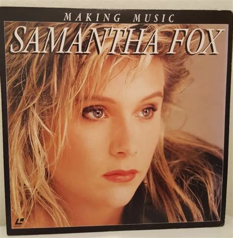 SAMANTHA FOX MAKING Music Laserdisc JAPAN LD WL Touch Me I Want
