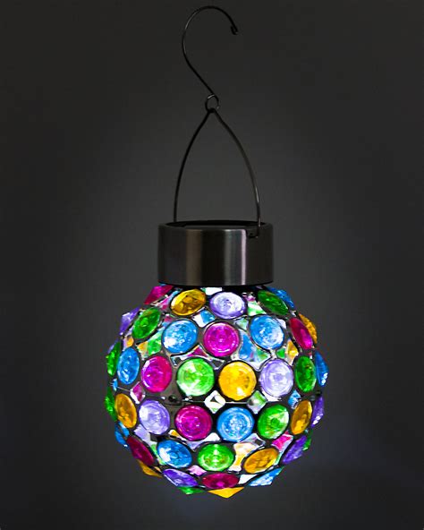 3 Pack Greenlighting Outdoor Solar Hanging Lights Decorative Ball