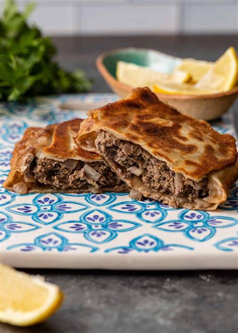 Gozleme Is A Savory Turkish Stuffed Flatbread With Meat Cheese Or