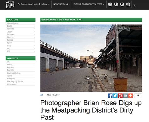New Yorkmeatpacking District Journal Brian Rose
