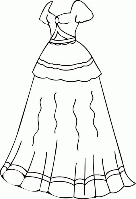 Desenhos De Vestido De Senhora Para Colorir E Imprimir Colorironlinecom