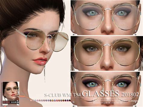 Sims 4 Eyelashes Cc Glasses Olbxe