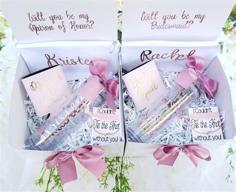 Personalized Bridesmaid Proposal Box Setbridesmaid T Etsy In 2020