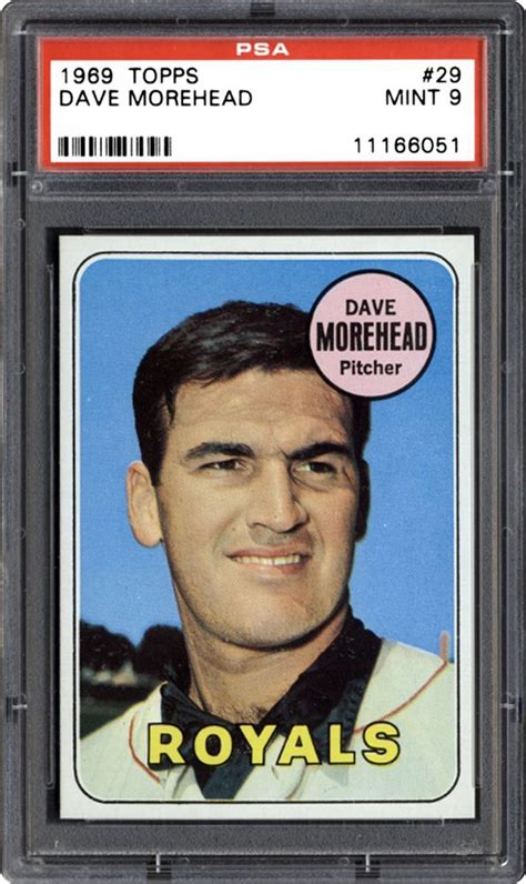 1969 Topps Dave Morehead Psa Cardfacts®