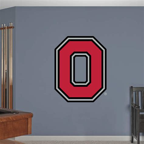 Ohio State Buckeyes Block O Logo Wall Decal Shop Fathead For Ohio