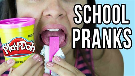 The best pranks are those where everyone involved is able to laugh together (at least eventually). 11 PRANKS FOR BACK TO SCHOOL! NataliesOutlet - YouTube