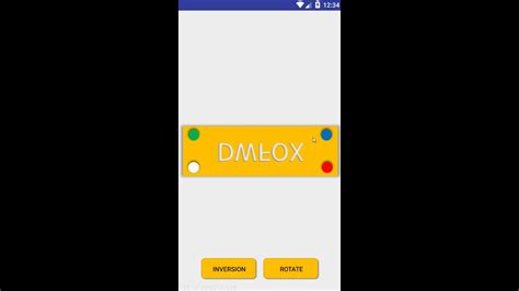 Android Bitmap Rotate And Inverse Example App (이미지 회전 반전 테스트) - YouTube
