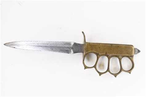 Sold Price Original Wwi Us Model 1918 Trench Knuckle Knife January 6