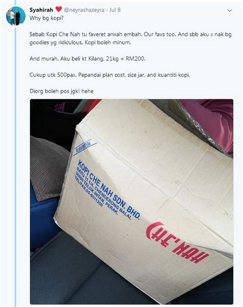 Che nah adalah jenama islam yang diusahakan oleh syarikat kilang kopi dan teh che nah yang berpengkalan di teluk intan. Sanggup Buat DIY Barang-barang Kahwin Untuk Jimat Belanja ...