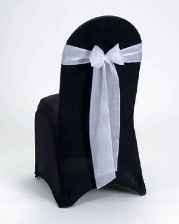 Black Chair Cover & Sash - Inc Setup - Your Event UK