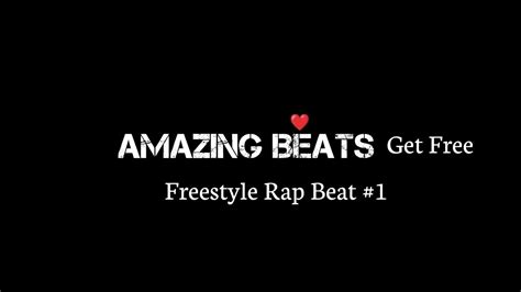 Freestyle Rap Beat 1 Free Hip Hop Beat Freestyletypebeat Youtube