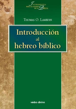 Introduccion Al Hebreo Biblico Env O Gratis